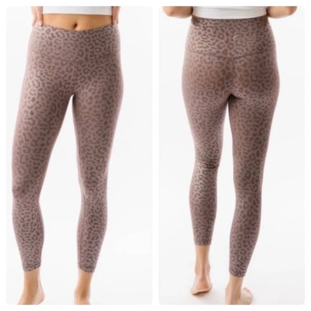 New Zyia Active Lilac Supreme High Waist Leggings 7/8 Size 6-8